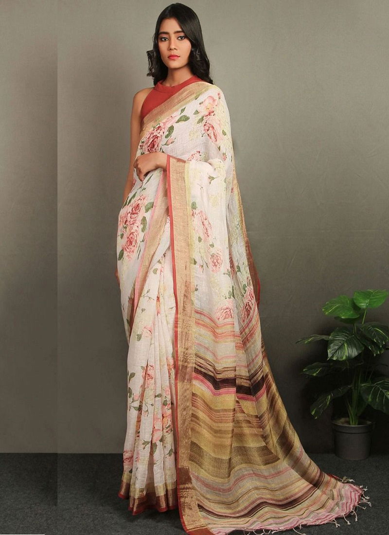 MG 134 Printed Designer Sarees Catalog